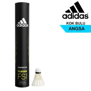 Shuttlecock Badminton Adidas Flieger FS1 White isi 12pcs