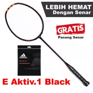 Raket Badminton Adidas Spieler E Aktiv.1 Black 1