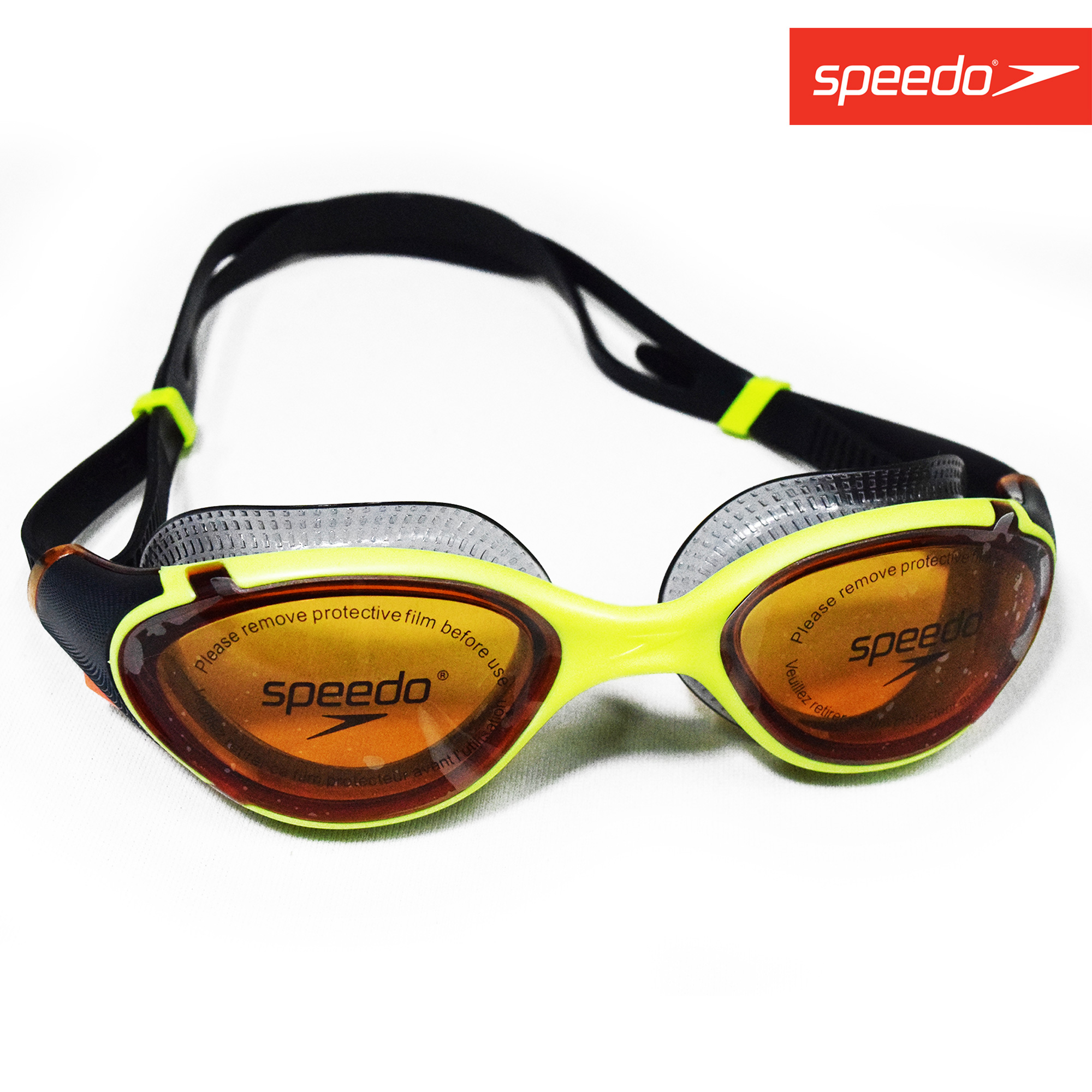 Kacamata Renang Speedo BIOFUSE 2.0 YELLOW/ORANGE Alat Olahraga