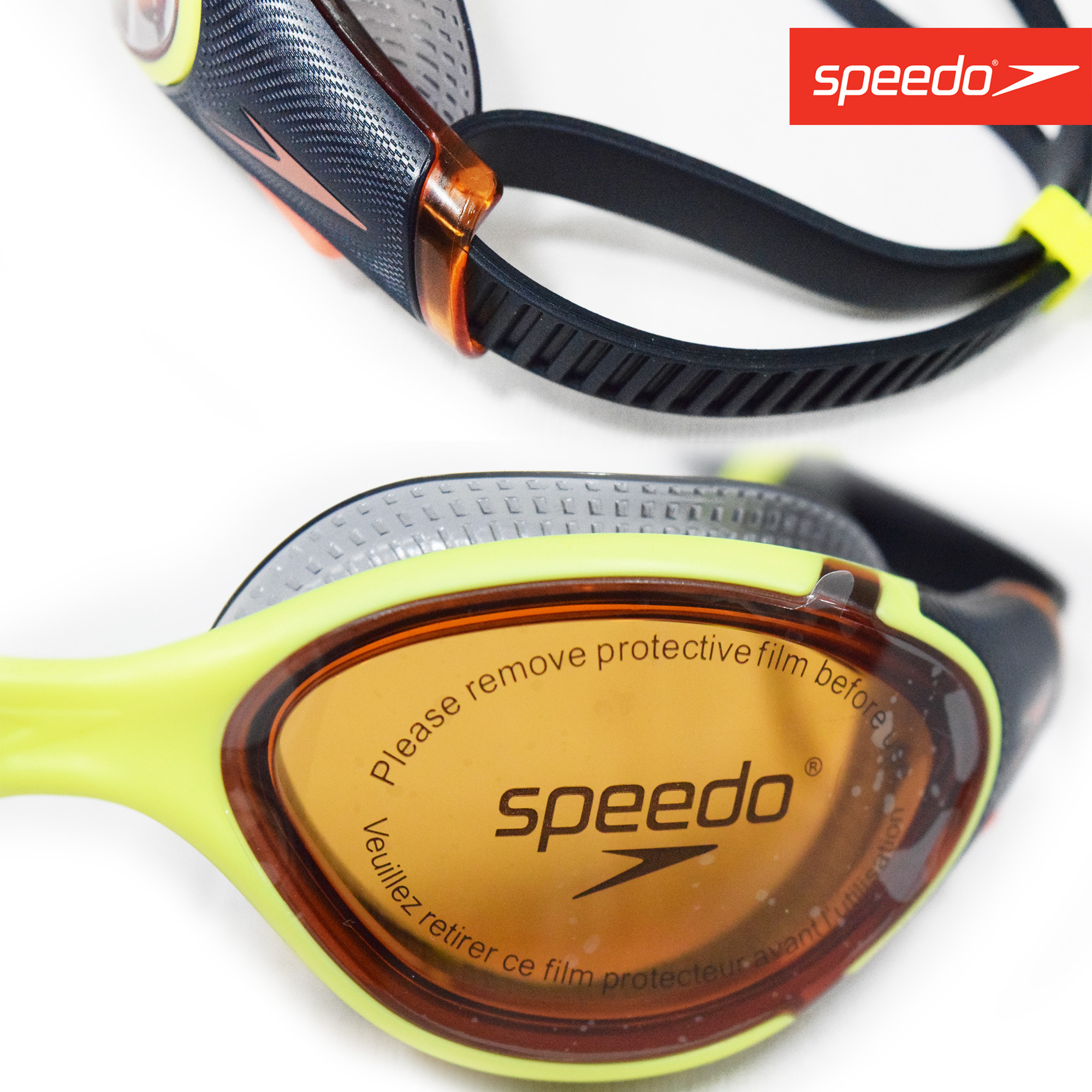 Kacamata Renang Speedo BIOFUSE 2.0 YELLOW/ORANGE Alat Olahraga