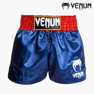 Celana Boxing Venum Classic Muay Thai Shorts Blue Red White