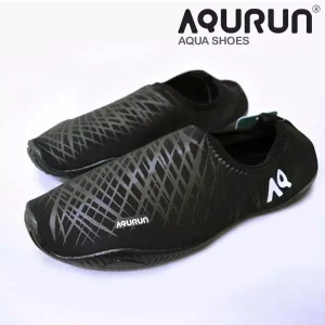 Sepatu Pantai Anti Karang Olahraga Air Aqurun Black 1