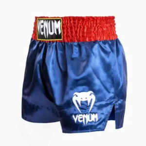 Celana Muay Thai Venum Classic Muay Thai Shorts Blue Red White 2