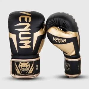 Sarung tinju boxing glove Venum Elite Boxing Gloves Black Gold 1