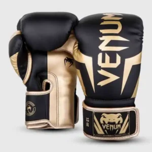 Sarung tinju boxing glove Venum Elite Boxing Gloves Black Gold 2