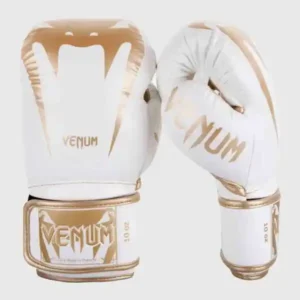 Sarung tinju boxing glove Venum Giant 3.0 Boxing Gloves Nappa Leather White Gold 1