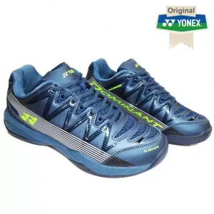 Sepatu Badminton Yonex Dominant Maco Blue Silver Volt 1