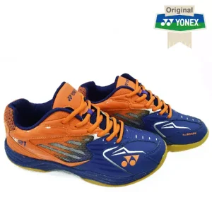 Sepatu badminton Yonex All England 21 Dark Grape Rustic Orange 1