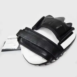 Venum Light Focus Mitts White Black (Pair) 3