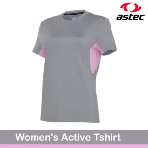 Baju Badminton Astec Active Women Grey - Gambar 2