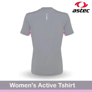 Baju Badminton Astec Active Women Grey - Gambar 3