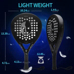 Raket Padel IANONI PR670 Premium Carbon Fiber Surface EVA Core - Gambar 3