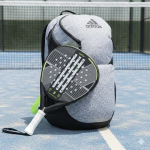 Tas Raket Padel Adidas 360 B7 BP White Grey