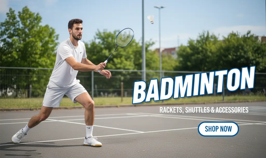 hero banner badminton