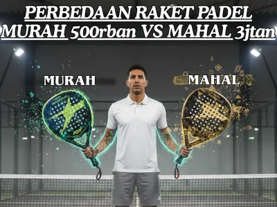 Perbedaan Raket Padel Mahal VS Murah Dari