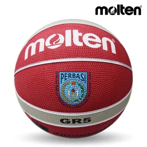 Bola Basket Molten Size 5 BG-R5 WRS Red Wine/Silver