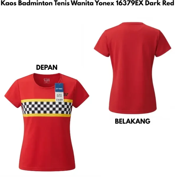 Kaos Badminton Tenis Wanita