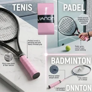 Grip raket padel badminton