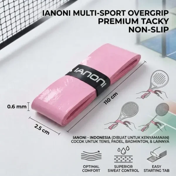 Grip raket padel badminton
