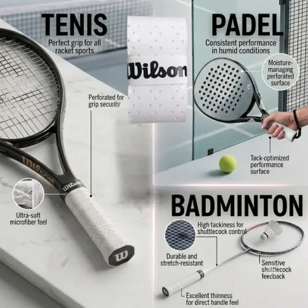 Grip raket padel badminton
