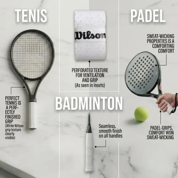 Grip raket padel badminton
