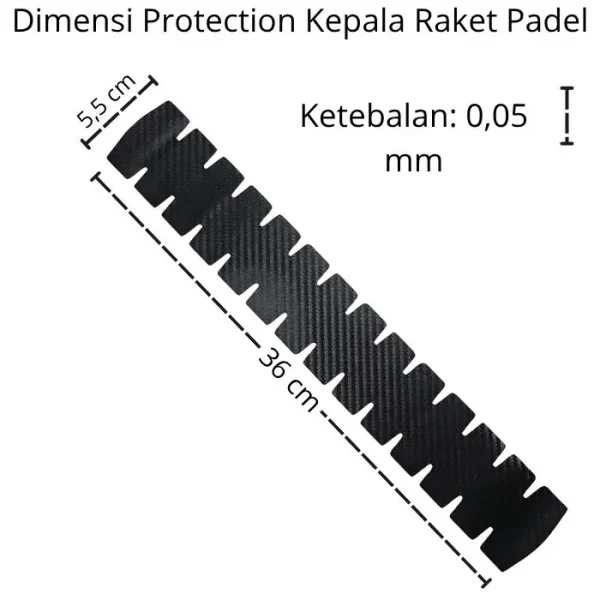 Pelindung Raket Padel Woven