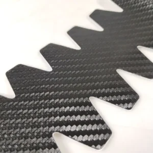 Pelindung Raket Padel Woven Hitam Motif Serat Karbon - Gambar 7