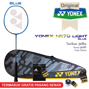 Raket Badminton Yonex NR70 Light Blue 100% Original - Gambar 1